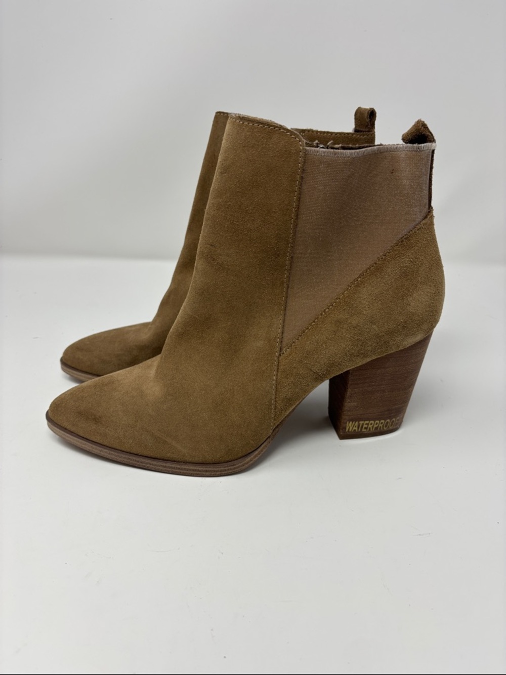Blondo | waterproof Suede Ankle Boots in Brown – Women 10 - Picture 4 of 8